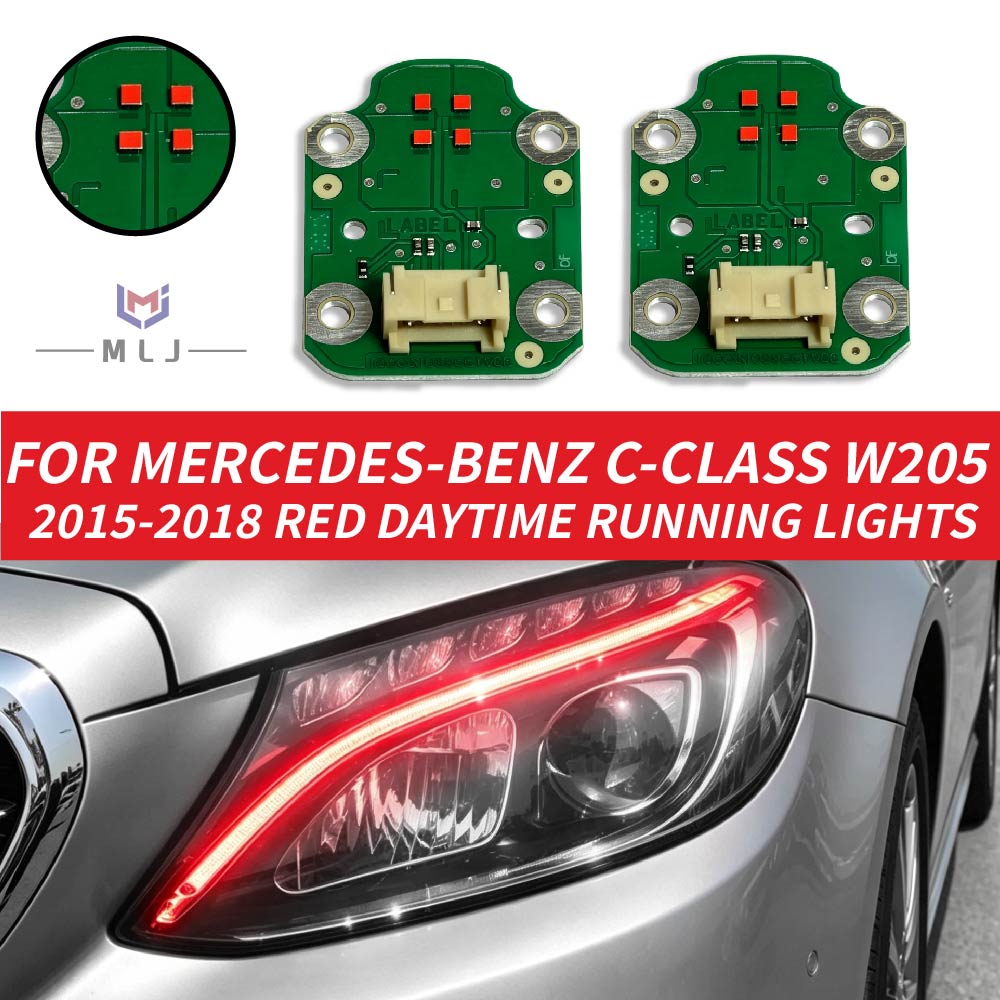 Running Headlamp Led - Para Mercedes Benz Clase C W205