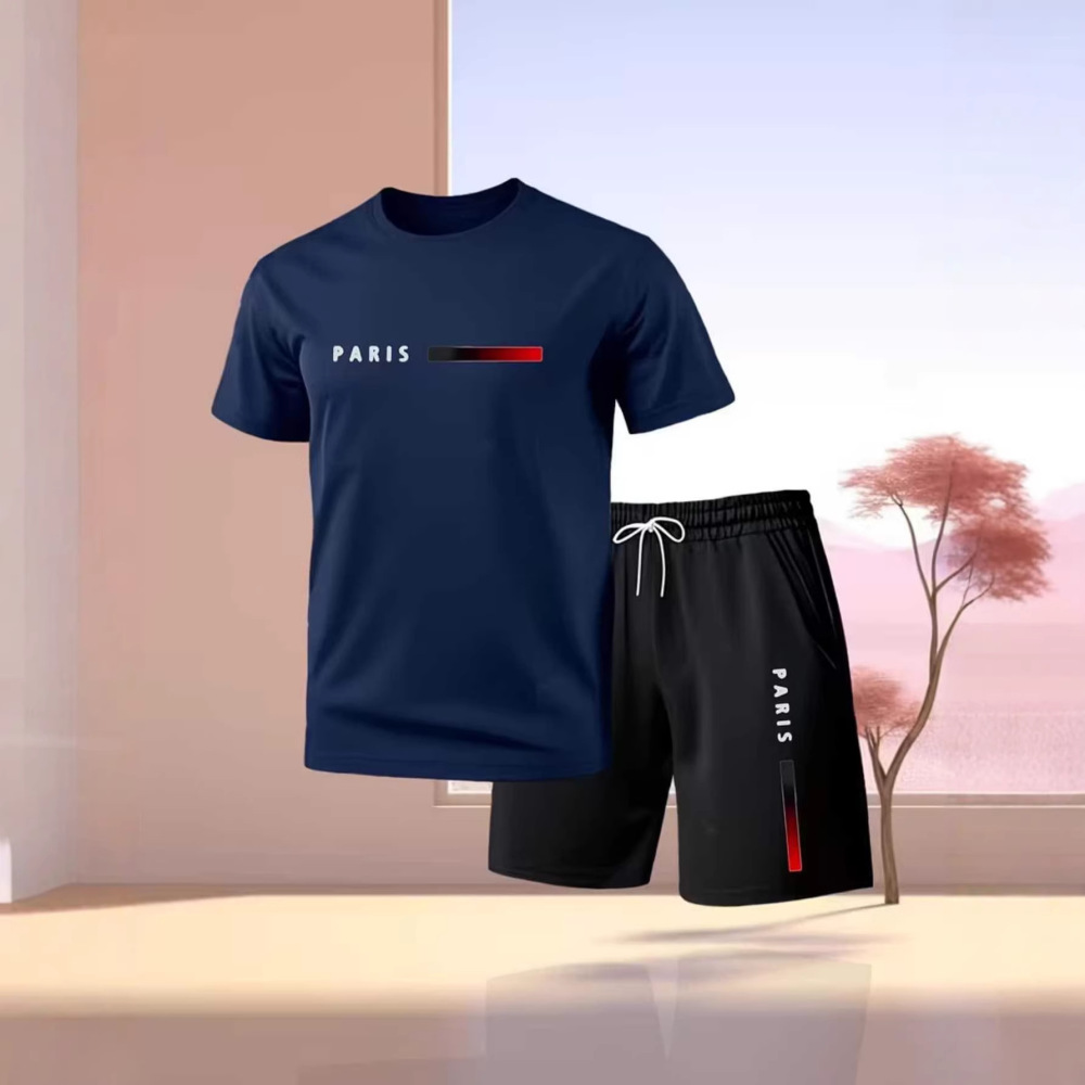 Running Gear Outfit - Conjunto Deportivo Transpirable para Hombre, Verano,