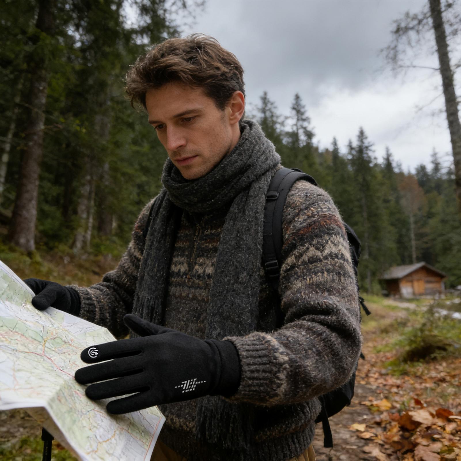 Running Gear In Cold Weather - Guantes de ciclismo de invierno con