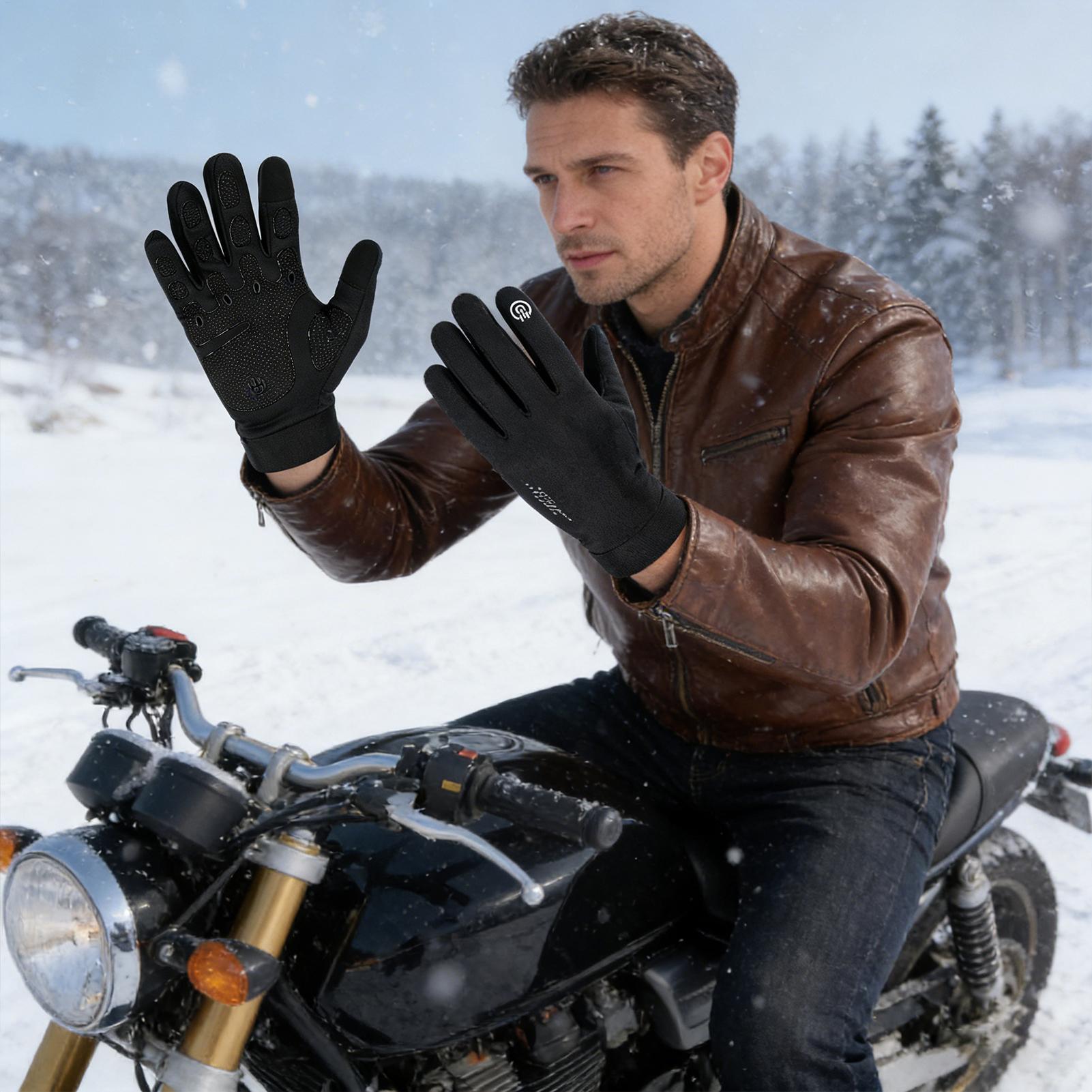 Running Gear In Cold Weather - Guantes de ciclismo de invierno con