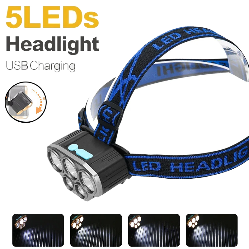 Linterna frontal recargable de - Running Headlamp Led reseña y precio