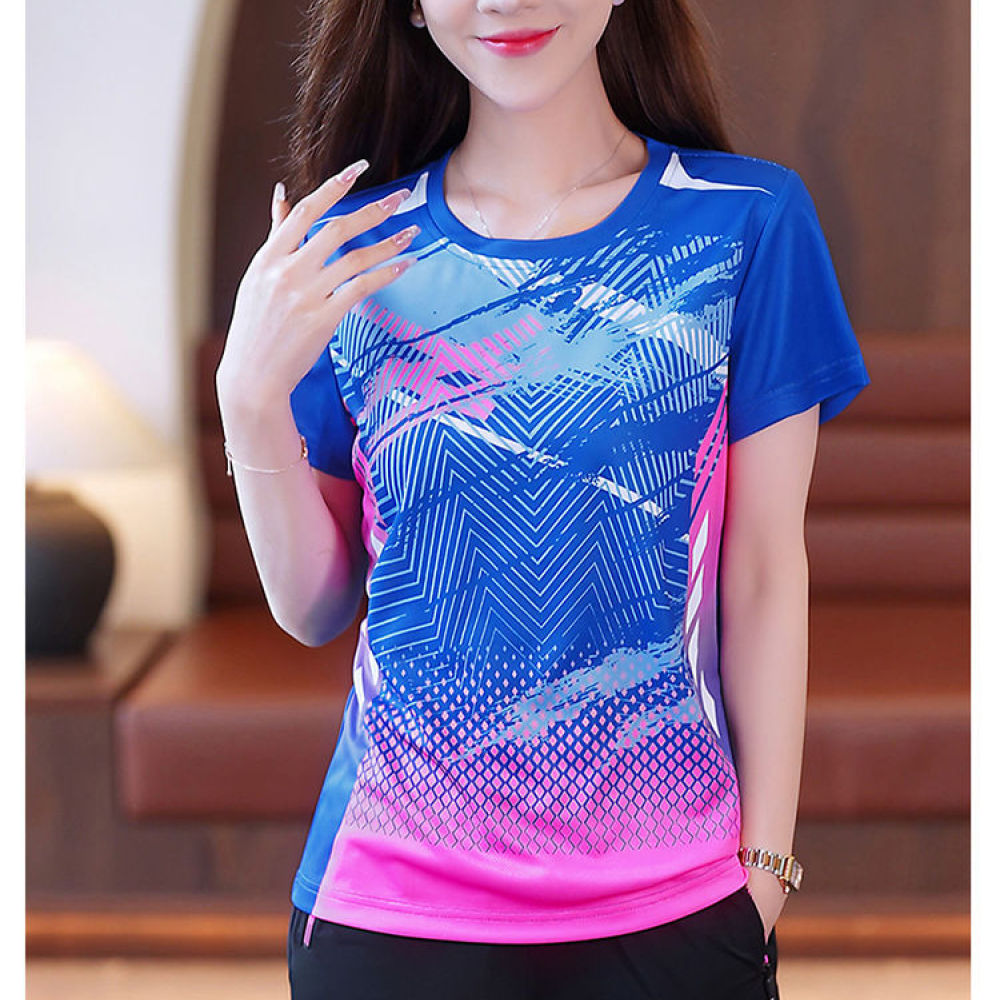 Camiseta de manga corta de sec - Running Gear Plus Size reseña y precio