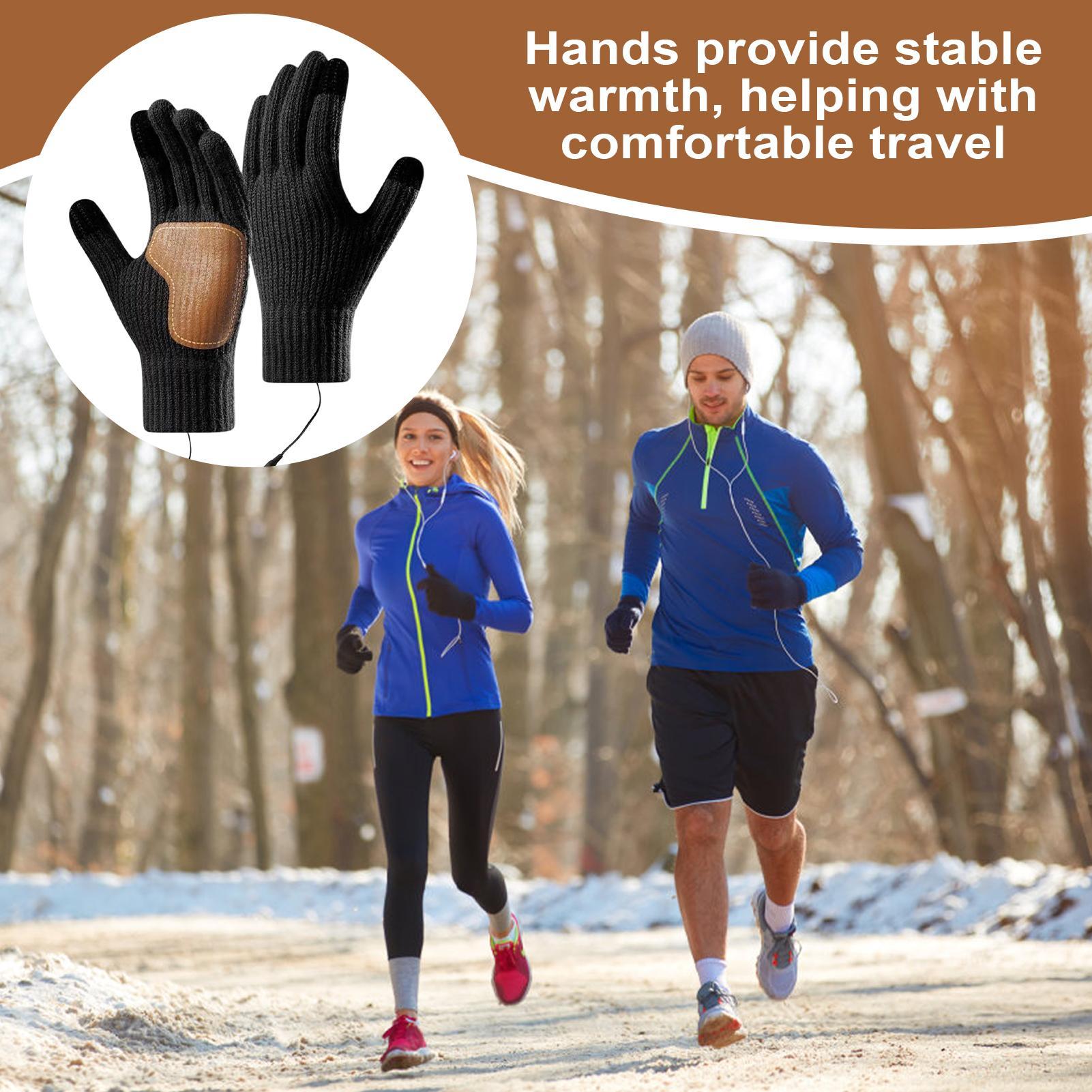 Guantes calefactables USB con  - Running Gear In Cold Weather reseña y precio