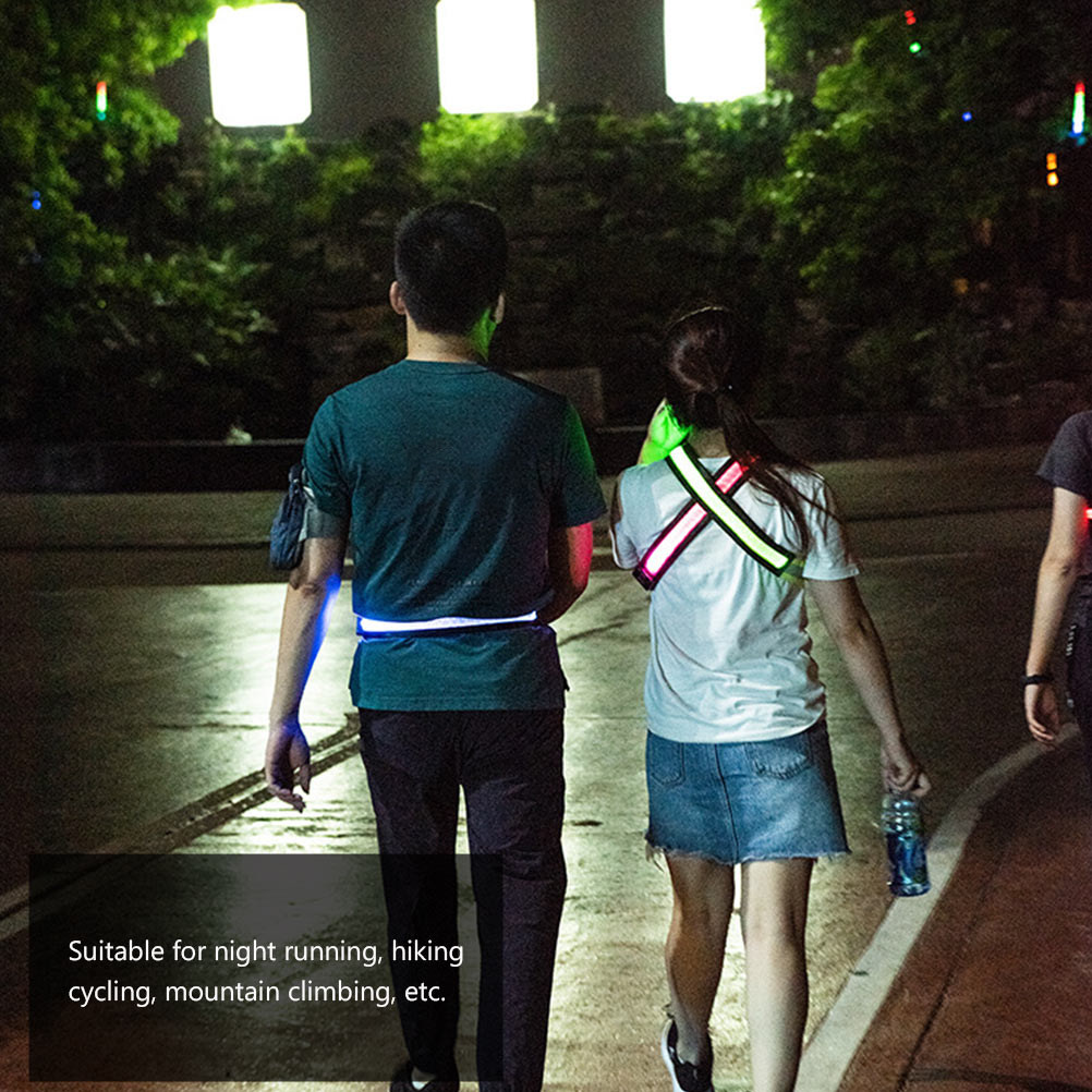 Cinturón Reflectante LED Recar - Running Gear Green reseña y precio