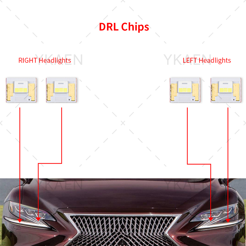 Para Lexus LS500 LS500h 2018-2 - Running Headlamp Led reseña y precio